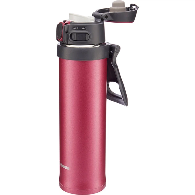 Термокружка ZOJIRUSHI SM-QAF60RK с переноской 0.6 л Red - изображение 2