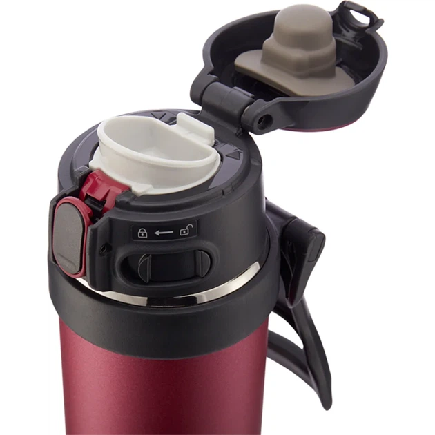 Термокружка ZOJIRUSHI SM-QAF60RK с переноской 0.6 л Red - изображение 3