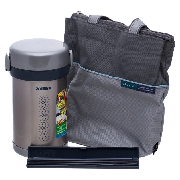 Набор для ланча ZOJIRUSHI SL-NC09ST Steel - Фото 3 Набор для ланча ZOJIRUSHI SL-NC09ST Steel - изображение 3