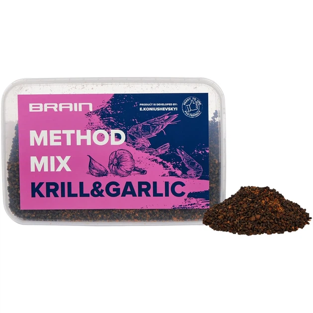 Метод Микс Brain Krill & Garlic (криль+чеснок) 400g - Фото 1 Метод Микс Brain Krill & Garlic (криль+чеснок) 400g - изображение 1