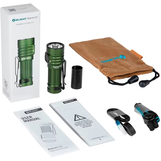 Фонарь Olight Baton Turbo OD Green - изображение 6