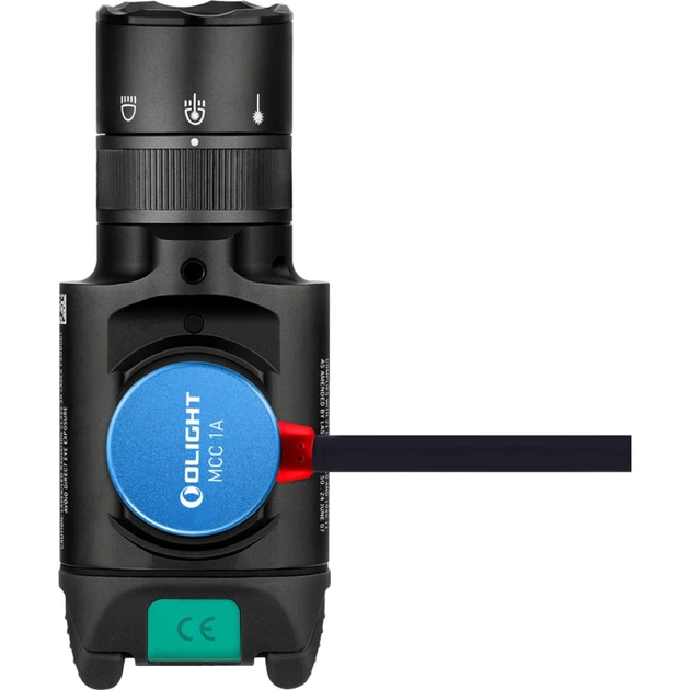 Ліхтар з ЛЦВ Olight Baldr Pro R Green Laser Black - зображення 10