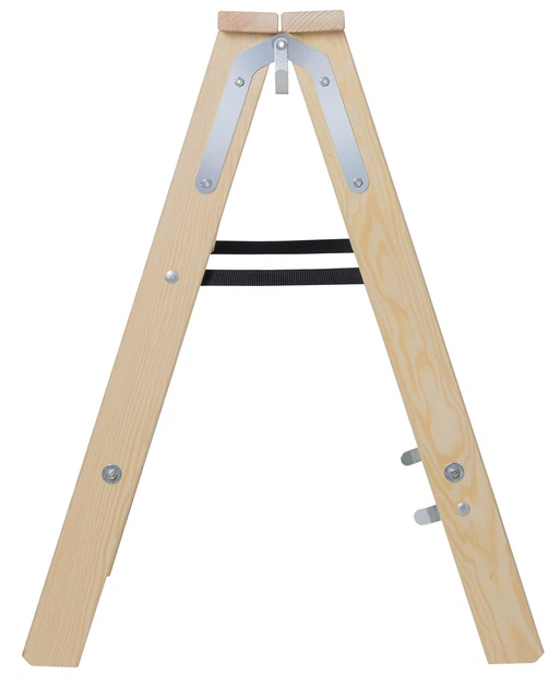 Drabina drewniana Kadax Opawa 3 stopnie PST3 (5903699491171) - obraz 3