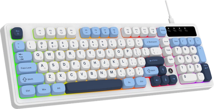 Дротова клавіатура Ajazz AF98 Glacier Blue (AF98-GB) - изображение 2