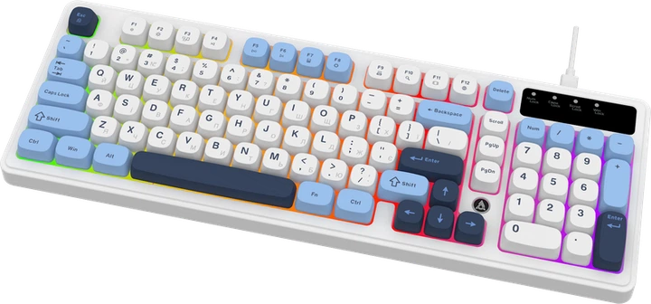 Дротова клавіатура Ajazz AF98 Glacier Blue (AF98-GB) - изображение 3