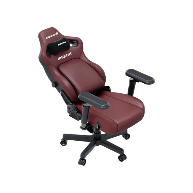 Крісло геймерське ігрове Anda Seat Kaiser 4 V2 Size XL Maroon PVC - зображення 7