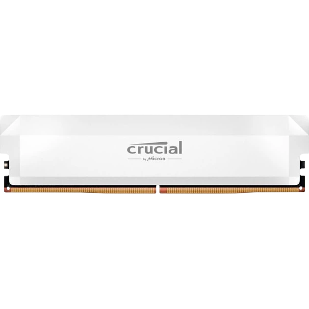 Оперативная память Micron 16GB DDR5 6400MHz Pro Overclocking White (CP16G64C38U5W) - Фото 1 Оперативная память Micron 16GB DDR5 6400MHz Pro Overclocking White (CP16G64C38U5W) - изображение 1