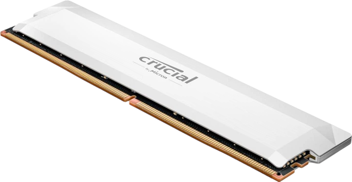 Оперативная память Micron 16GB DDR5 6400MHz Pro Overclocking White (CP16G64C38U5W) - Фото 3 Оперативная память Micron 16GB DDR5 6400MHz Pro Overclocking White (CP16G64C38U5W) - изображение 3