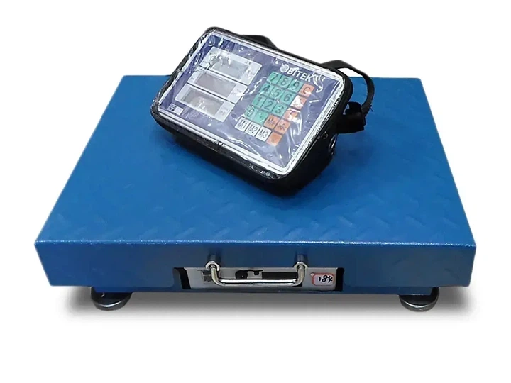 Электронные торговые Wi-Fi весы BITEK TCS-R2-200 Blue, до 200 кг, платформа 32×42 см, 4 В (047) - Фото 1 Электронные торговые Wi-Fi весы BITEK TCS-R2-200 Blue, до 200 кг, платформа 32×42 см, 4 В (047) - изображение 1