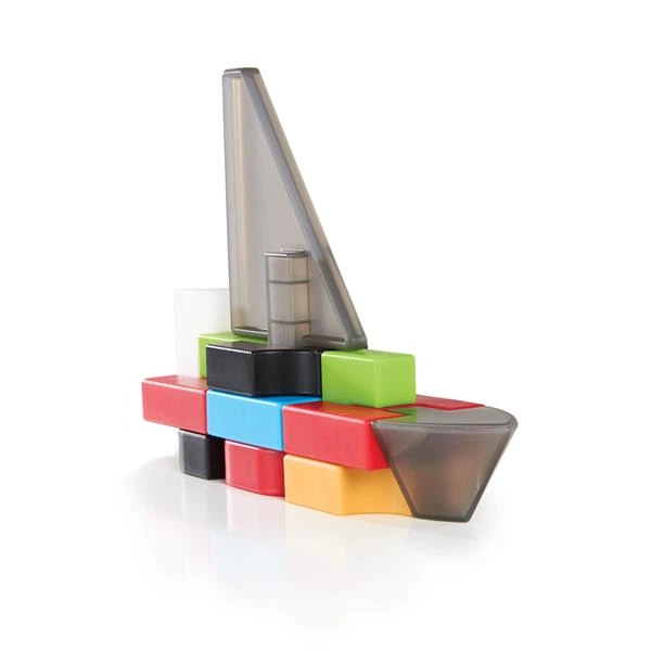 Конструктор Guidecraft IO Blocks 59 деталей разноцветный с дополненной 3D реальностью (701247) - изображение 5