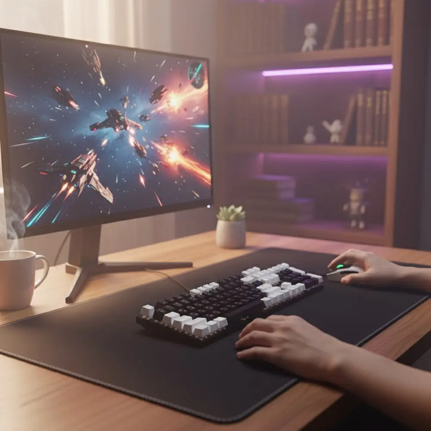 Механічна ігрова клавіатура XSTRIKE X-1010 PRO USB з RGB-підсвіткою, червоні свічі, 104 клавиши, 26 клавіш Anti-Ghosting, повнорозмірна - зображення 8