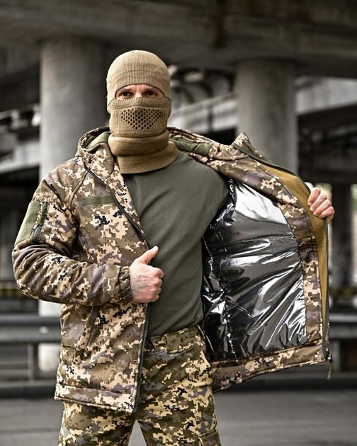 Костюм зимний тактический Gamma Gen2 куртка и штаны тр 6414 13 - 03 Пиксель L (Kali) - изображение 4