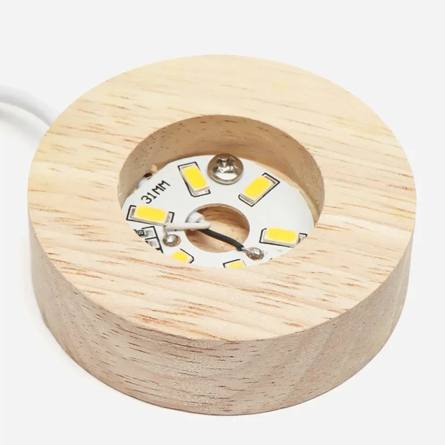 Светодиодный ночник Хрустальный шар от USB, Медузы. Светильник ночник для детей 3D. - изображение 4