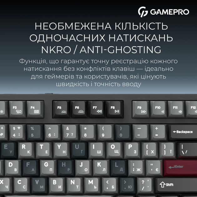 Клавиатура GamePro Asgard Ragnar Black (MK285BK) 323219 - Фото 5 Клавиатура GamePro Asgard Ragnar Black (MK285BK) 323219 - изображение 5