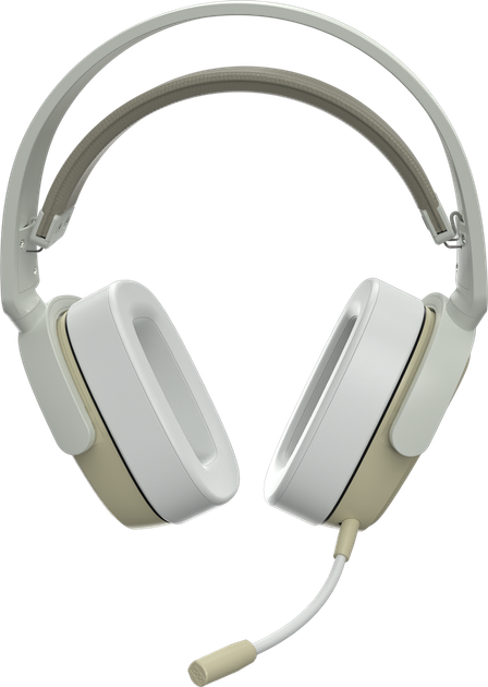 Навушники Ajazz AHM09 MAX Gray White (AHM09-MAX-GW) - зображення 2