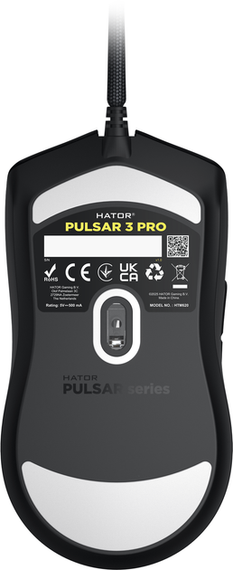 Мишка HATOR Pulsar 3 PRO (HTM620) black - Фото 6 Мишка HATOR Pulsar 3 PRO (HTM620) black - зображення 6