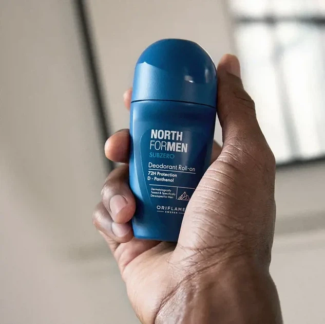 Кульковий дезодорант-антиперспірант North For Men Subzero, 50 мл - зображення 4