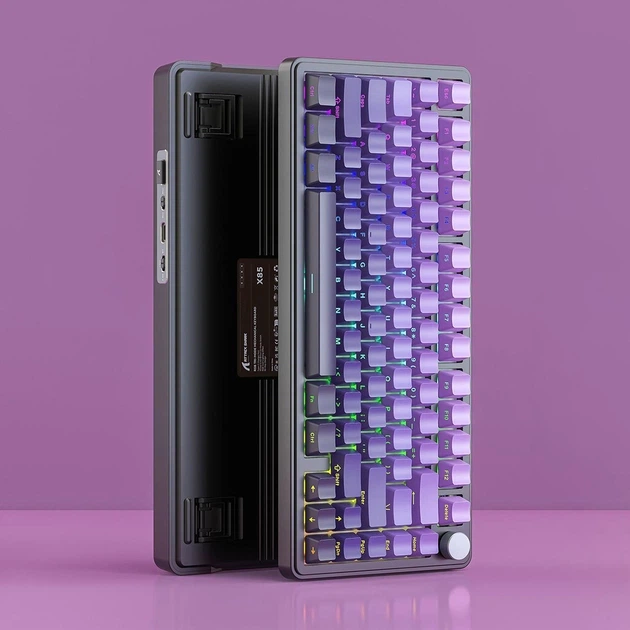 Ігрова механічна клавіатура ATTACK SHARK X85 Gradient Violet - зображення 12