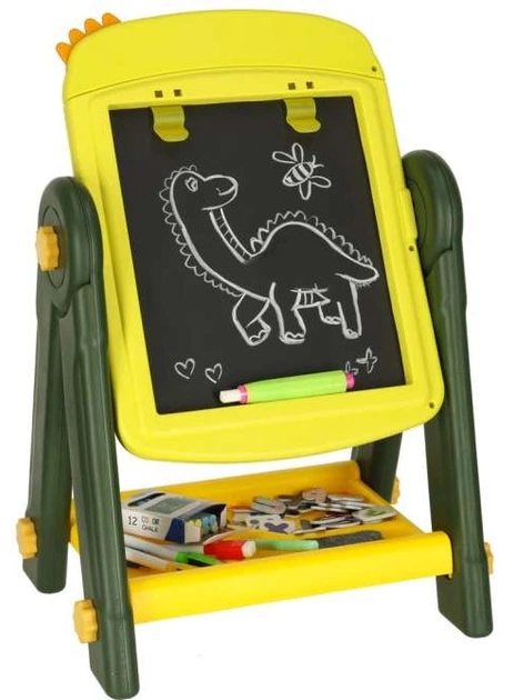 Tablica Kik magnetyczna kredowa suchościeralna dwustronna Dinozaur (KX3272) (5903039763210) - obraz 2