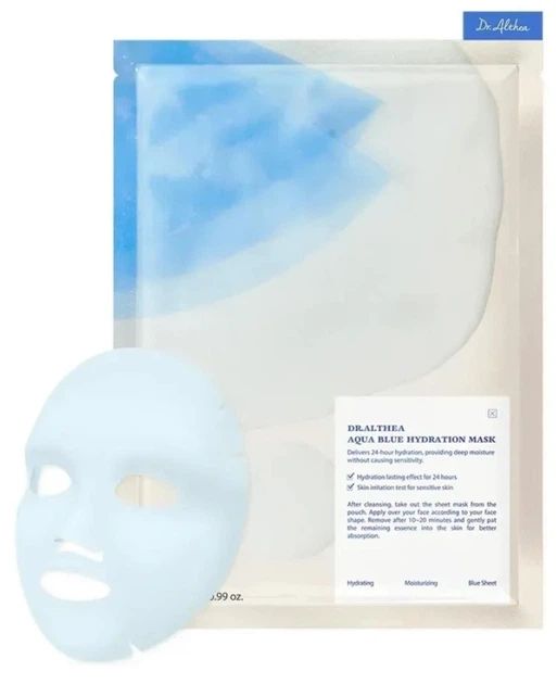 Зволожуюча тканинна маска з азуленом Dr. Althea Aqua Blue Hydration Mask (1 шт - 28 гр) - зображення 2