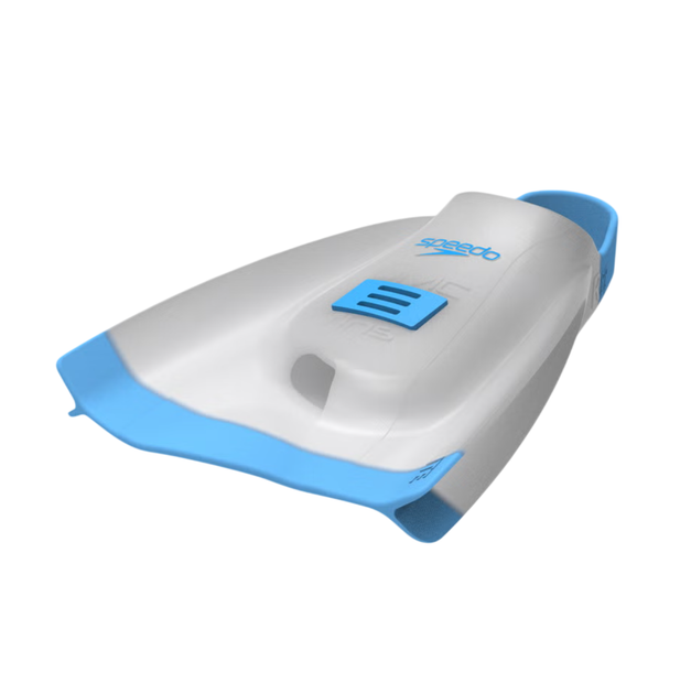 Ласти для плавання короткі із відкритою п'ятою Speedo DMC Elite FIN (8-00536201653) біло-блакитні розмір 39 (M) - Фото 4 Ласти для плавання короткі із відкритою п'ятою Speedo DMC Elite FIN (8-00536201653) біло-блакитні розмір 39 (M) - зображення 4