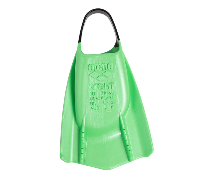 Ласты для плавания короткие с открытой пяткой Arena POWERFIN PRO II (006151-130) зеленые, размер 44-45 - Фото 2 Ласты для плавания короткие с открытой пяткой Arena POWERFIN PRO II (006151-130) зеленые, размер 44-45 - изображение 2