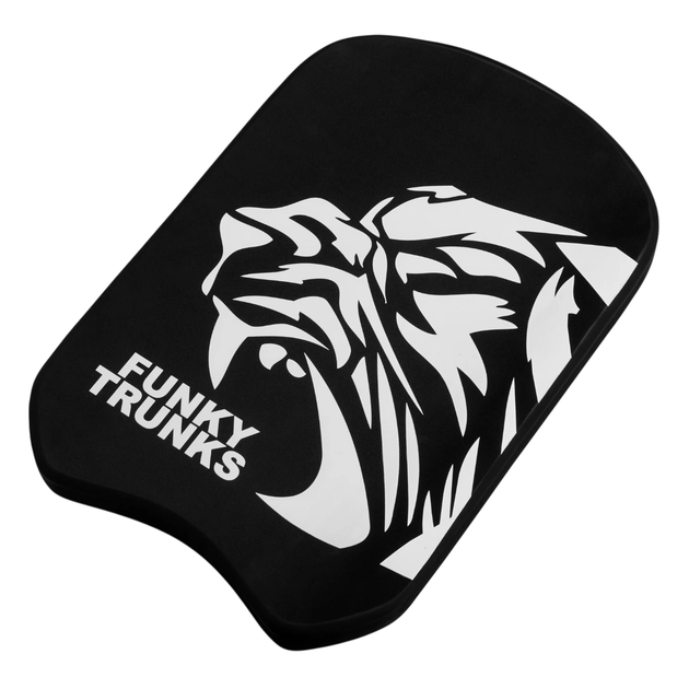 Дошка для плавання Funky Trunks Get A Grip Kickboard Roar Energy (FTG002N7226000) 42см х 27см чорна - зображення 3