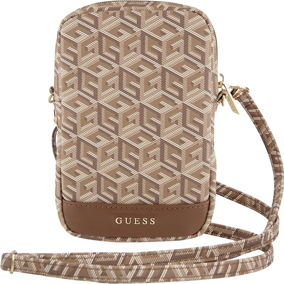 Сумка Guess Zip GCube Bottom Stripe Brown (GUWBZPGCSPGW) - зображення 2