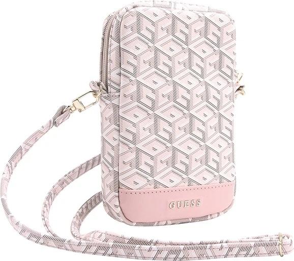 Сумка Guess Zip GCube Bottom Stripe Pink (GUWBZPGCSPGP) - зображення 3