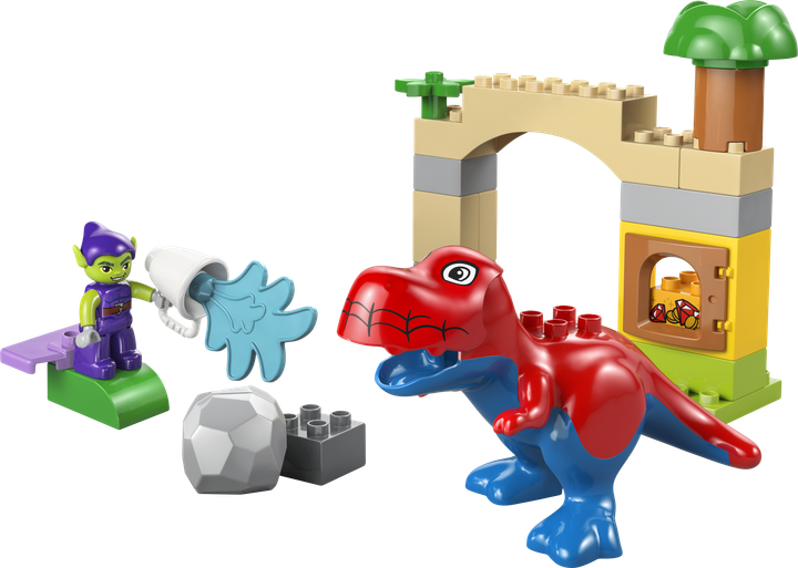 Конструктор LEGO DUPLO Динозавр Spidey-Rex проти Зеленого Гобліна 25 деталей (10463) - зображення 2