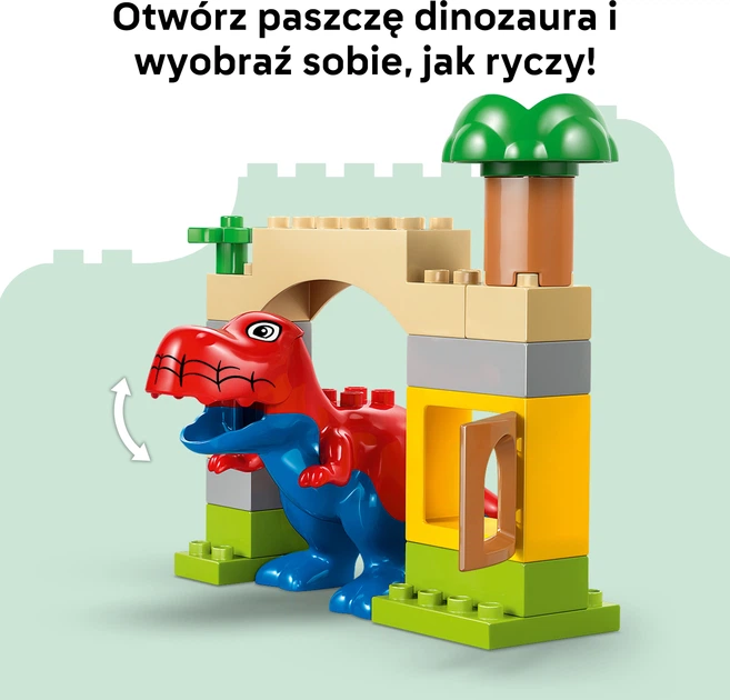 Конструктор LEGO DUPLO Динозавр Spidey-Rex проти Зеленого Гобліна 25 деталей (10463) - зображення 5