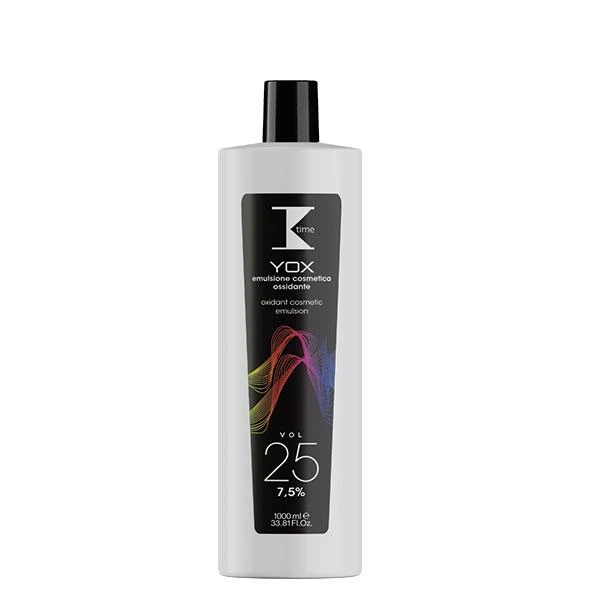 Окислювальна емульсія 7.5 % K-time YOX 25 VOLUMES,1000ml - Фото 1 Окислювальна емульсія 7.5 % K-time YOX 25 VOLUMES,1000ml - изображение 1