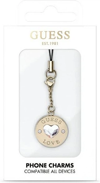 Zawieszka Guess Heart Diamond Charm Gold (GUCPMHGLD) - obraz 2