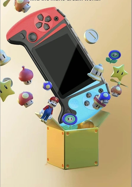 Q21 Retro Console — ретро игровая приставка, портативная, для дома и путешествий, 500 встроенных игр - Фото 2 Q21 Retro Console — ретро игровая приставка, портативная, для дома и путешествий, 500 встроенных игр - изображение 2