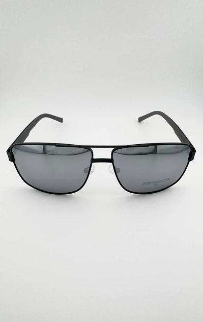 Очки солнцезащитные JAMES BROWNE JB-1039_I-MB/GR-C с Поляризацией зеркальные черные - изображение 3