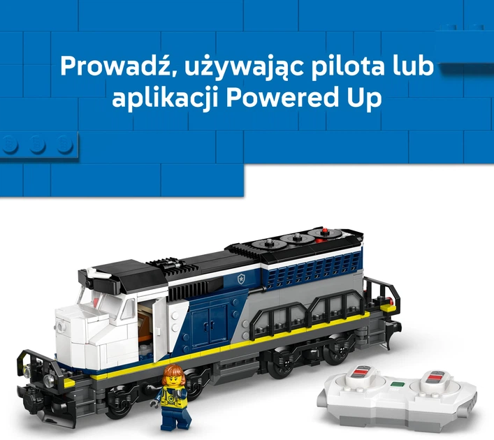 Zestaw klocków LEGO City Napad na policyjny pociąg 1313 elementów (60508) - obraz 4