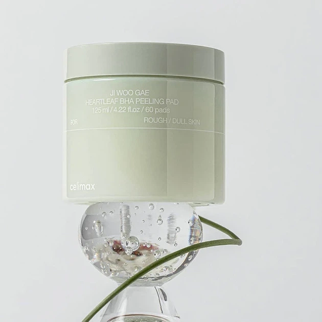 Тонер пади з саліциловою кислотою для проблемної шкіри Celimax Ji Woo Gae Heartleaf BHA Peeling Pad 60 шт - зображення 5
