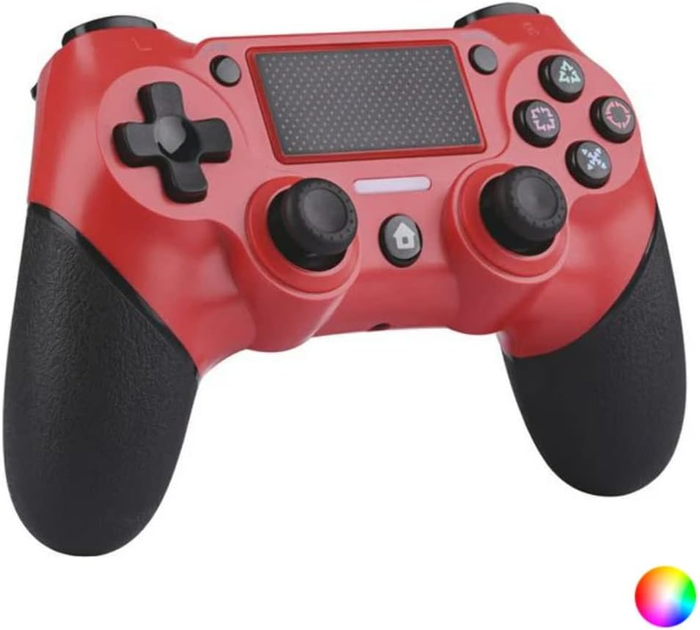 Бездротовий геймпад Nuwa Dualshock для PS4 та ПК Bluetooth контролер з сенсорною панеллю Червоний - зображення 3