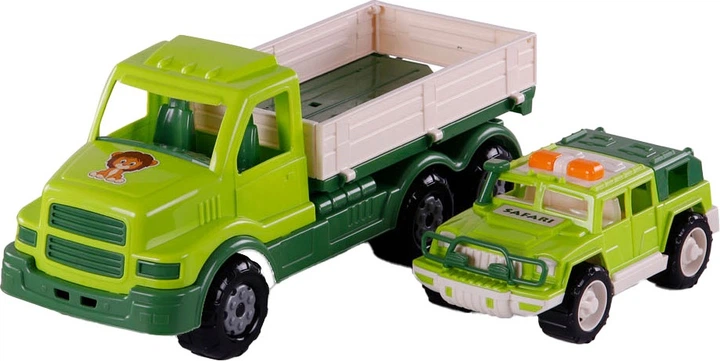 Набір евакуатора з джипом Cavallino XL Torpedo зелений 44.5 см 1450961 (8719214074296) - зображення 2