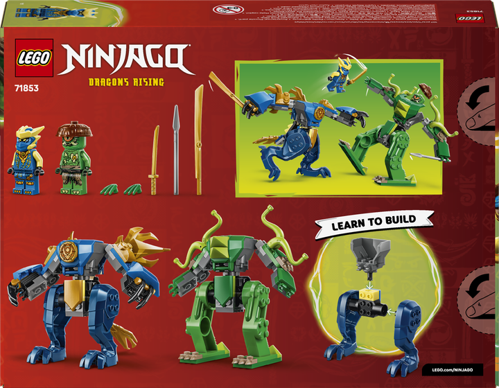 Конструктор LEGO Ninjago Битва робота-дракона Джея 107 деталей (71853) - изображение 9
