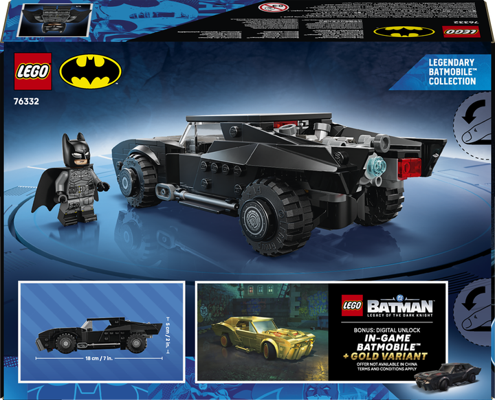 Конструктор LEGO Super Heroes Бэтмобиль из фильма Бэтмен 330 деталей (76332) - изображение 9