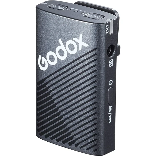 Радіосистема Godox Cube-C Kit 2 USB-C 2.4GHz: два бездротові мікрофони з шумозаглушенням та кейсом - Фото 5 Радіосистема Godox Cube-C Kit 2 USB-C 2.4GHz: два бездротові мікрофони з шумозаглушенням та кейсом - зображення 5
