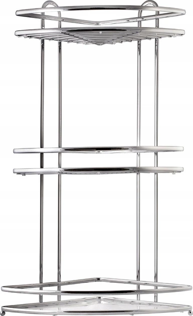 Полиця для ванної кімнати Kadax Kobuk K10 58 x 25 см Срібляста (5902730380689) - зображення 2