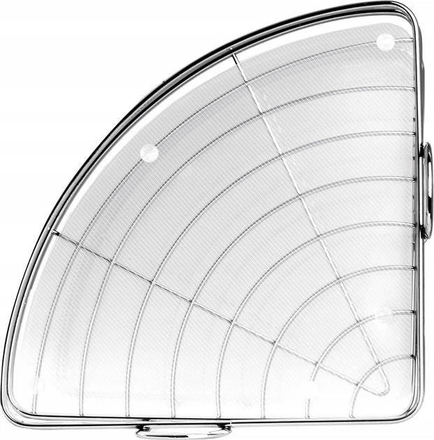 Полиця для ванної кімнати Kadax Kobuk K10 58 x 25 см Срібляста (5902730380689) - зображення 3