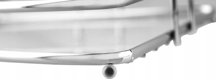 Полиця для ванної кімнати Kadax Kobuk K10 58 x 25 см Срібляста (5902730380689) - зображення 4