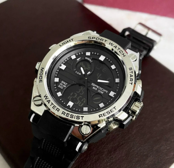 Чоловічий годинник Sanda Sport Watch Silver - зображення 3