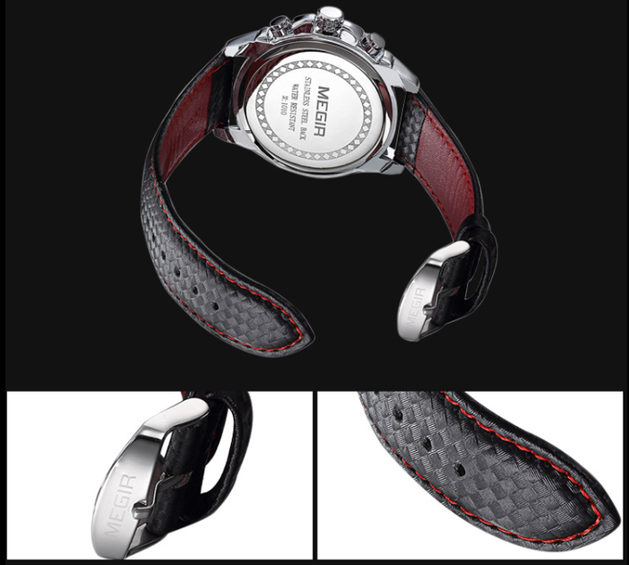 Мужские часы Megir Sport Chrono Black - изображение 8