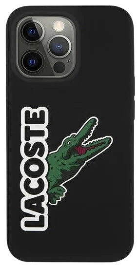 Etui Lacoste do iPhone 13 Pro Max Silicone Head Crocodile Black (LCHC13XSHK) - obraz 2