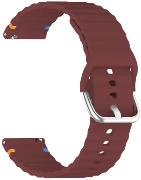 Ремешок BeCover Ribbed Straight 20mm для Samsung Galaxy Watch 7 40/44mm/7 FE/6/6 Classic/5/5 Pro/4/4 Classic/Watch 3 41mm Red Wine (BC_714852) - Фото 2 Ремешок BeCover Ribbed Straight 20mm для Samsung Galaxy Watch 7 40/44mm/7 FE/6/6 Classic/5/5 Pro/4/4 Classic/Watch 3 41mm Red Wine (BC_714852) - изображение 2