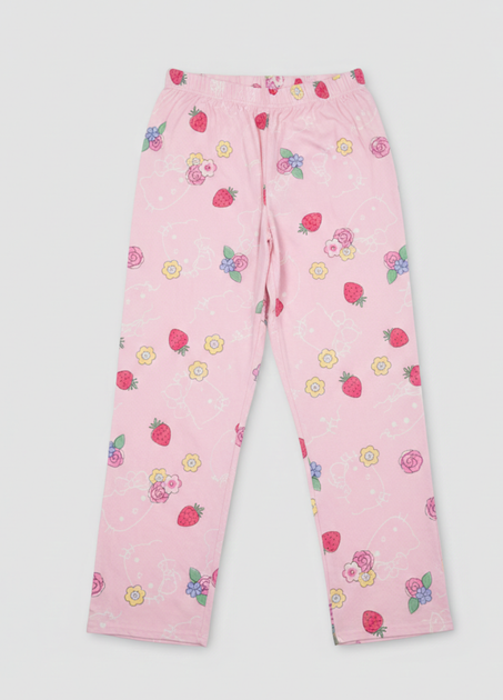 Пижамные хлопковые штаны Primark Printed Bottom Pyjama L Низ пижамы Розовый (8838) - изображение 4
